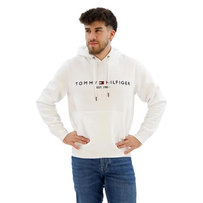 суичър,мъжки,пуловери,tommy,hilfiger,logo,hoodie,white,(white)