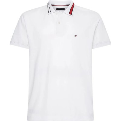 мъжки,блузи,с,яка,tommy,hilfiger,sophisticated,tipping,regular,short,sleeve,polo,white