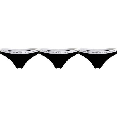 дамско,бельо,дамски,бикини,и,танкини,tommy,hilfiger,cotton,thong,3,units,black