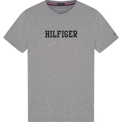 тениска,мъжки,пижами,tommy,hilfiger,herren,short,sleeve,t,shirt,grey