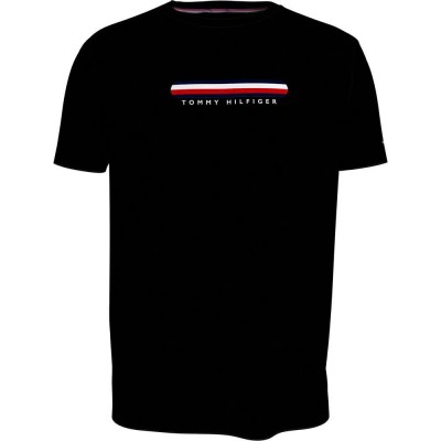 мъжко,бельо,tommy,hilfiger,short,sleeve,base,layer,black