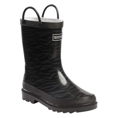 обувки,детски,боти,regatta,minnow,welly,rain,boots,black,(black)