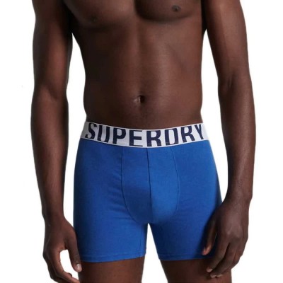боксерки,мъжко,бельо,superdry,dual,logo,boxers,2,units,mazarine,nautical,yellow,(blue)