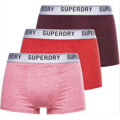 боксерки,мъжко,бельо,superdry,multi,boxers,3,units,burgundy,red,pink,(multicolor)
