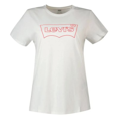 тениска,дамски,тениски,levi´s,®,the,perfect,a2086,short,sleeve,t,shirt,white,(lse,batwing,outline,red,white)
