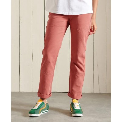 панталони,дамски,панталони,superdry,high,rise,carpenter,pants,rust,(orange)