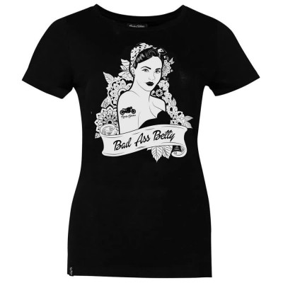 тениска,мъжки,тениски,дамски,тениски,rusty,stitches,bad,ass,betty,short,sleeve,t,shirt,black,(black)