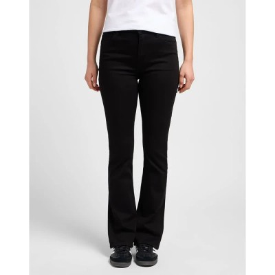 дънки,дамски,панталони,lee,breese,boot,jeans,black,(black,rinse)