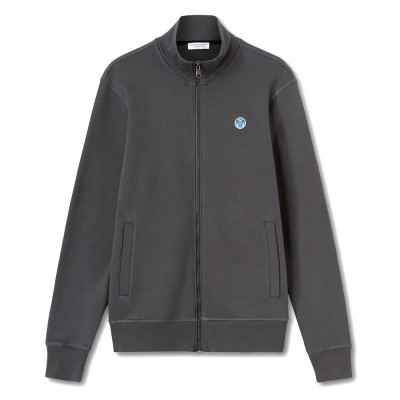поларена,блуза,мъжки,пуловери,north,sails,organic,fleece,full,zip,sweatshirt,blue,(asphalt)