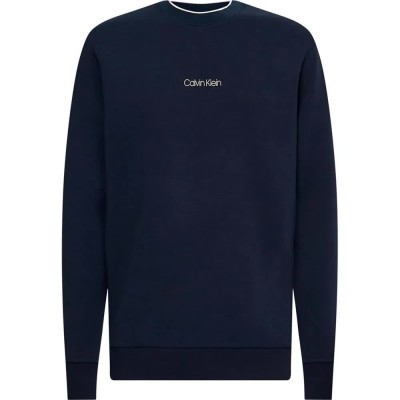 блуза,мъжки,пуловери,calvin,klein,center,logo,sweatshirt,blue