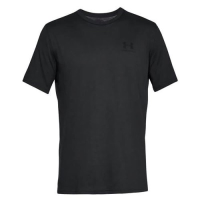 тениска,мъжки,тениски,under,armour,sportstyle,left,chest,t,shirt,black,(black)