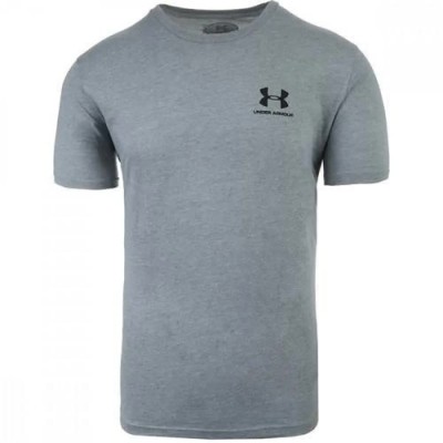 тениска,мъжки,тениски,under,armour,sportstyle,left,chest,t,shirt,grey,steel,light,heather,(grey)