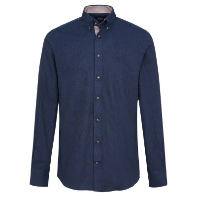 риза,с,дълъг,ръкав,мъжки,ризи,hackett,melange,flannel,multi,long,sleeve,shirt,blue