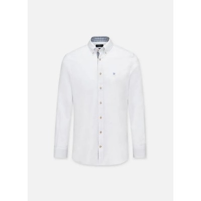 риза,с,дълъг,ръкав,мъжки,ризи,hackett,melange,flannel,multi,long,sleeve,shirt,white,(white)