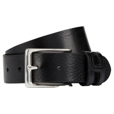 колан,колани,hackett,tack,stitch,h,keeper,leather,belt,black,(black)