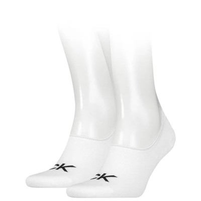 чорапи,мъжки,чорапи,calvin,klein,footie,high,cut,logo,socks,2,pairs,white,(white)