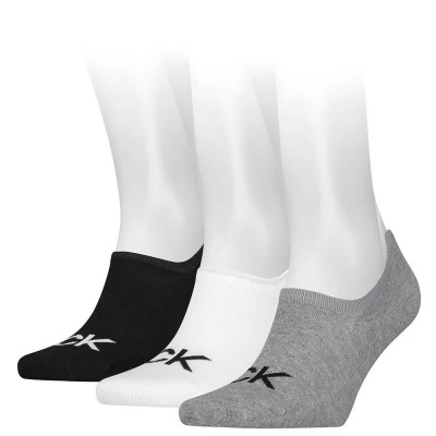 чорапи,мъжки,чорапи,calvin,klein,footie,high,cut,logo,socks,3,pairs,mid,grey,melange,(multicolor)