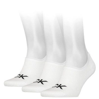 чорапи,мъжки,чорапи,calvin,klein,footie,high,cut,logo,socks,3,pairs,white,(white)