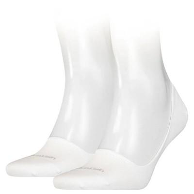чорапи,мъжки,чорапи,calvin,klein,footie,mid,cut,socks,2,pairs,white
