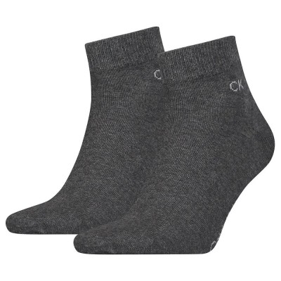 чорапи,мъжки,чорапи,calvin,klein,quarter,short,socks,2,pairs,dark,grey,melange,(grey)