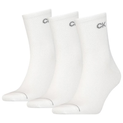 чорапи,мъжки,чорапи,calvin,klein,short,socks,3,pairs,white