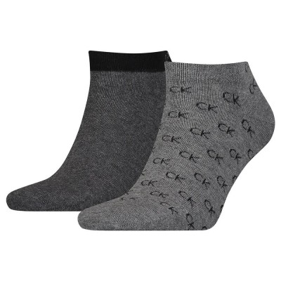 чорапи,мъжки,чорапи,calvin,klein,sneaker,all,over,logo,socks,2,pairs,mid,grey,melange,(grey)