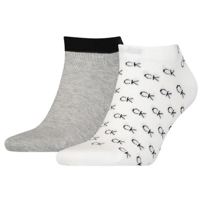 чорапи,мъжки,чорапи,calvin,klein,sneaker,all,over,logo,socks,2,pairs,white