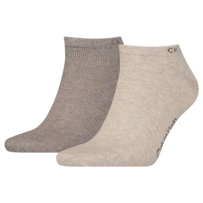 чорапи,мъжки,чорапи,calvin,klein,sneaker,socks,2,pairs,brown,melange,(brown)