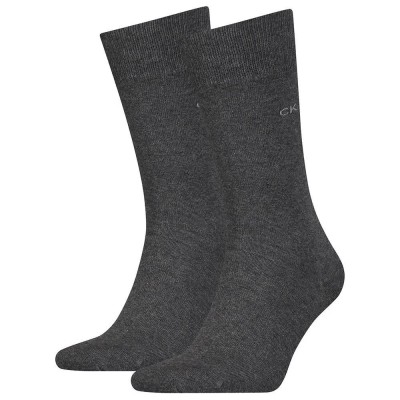чорапи,мъжки,чорапи,calvin,klein,701218631,socks,2,pairs,dark,grey,melange,(grey)