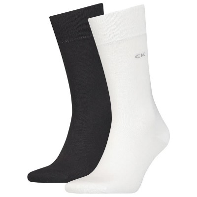 чорапи,мъжки,чорапи,calvin,klein,701218631,socks,2,pairs,white