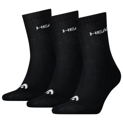 чорапи,мъжки,чорапи,head,crew,socks,3,pairs,black,(black)