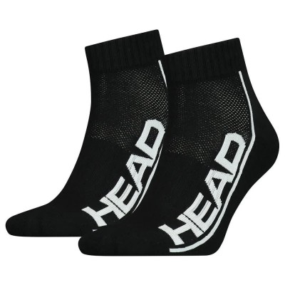чорапи,мъжки,чорапи,head,performance,unisex,quarter,short,socks,2,pairs,black,(black)