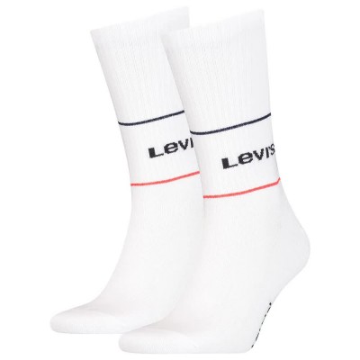 чорапи,мъжки,чорапи,levi´s,®,short,cut,logo,sport,socks,2,pairs,iconic,(white)
