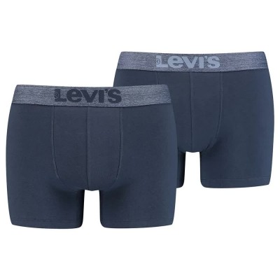 боксерки,мъжко,бельо,levi´s,®,vintage,heather,cotton,boxers,2,units,mood,indigo,(blue)