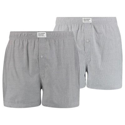 боксерки,мъжко,бельо,levi´s,®,woven,boxers,2,units,asphalt,(grey)