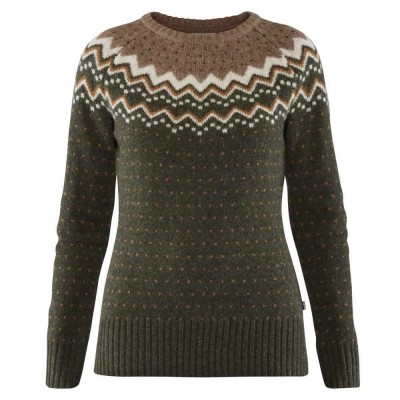 блуза,дамски,пуловери,дамски,плетени,дрехи,fjällräven,Övik,knit,sweater,deep,forest