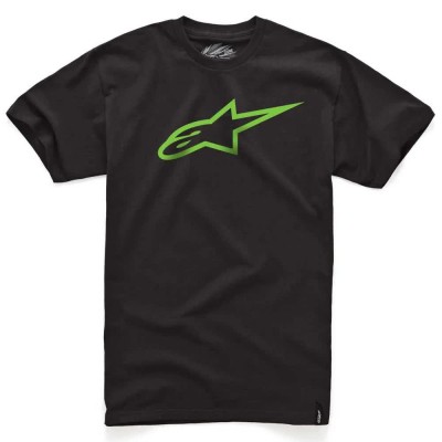 тениска,мъжки,тениски,alpinestars,ageless,classic,short,sleeve,t,shirt,black,(black,green)