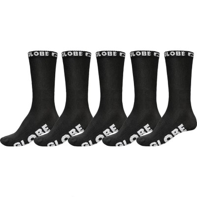 чорапи,мъжки,чорапи,globe,blackouts,socks,5,pairs,black,(black,black)