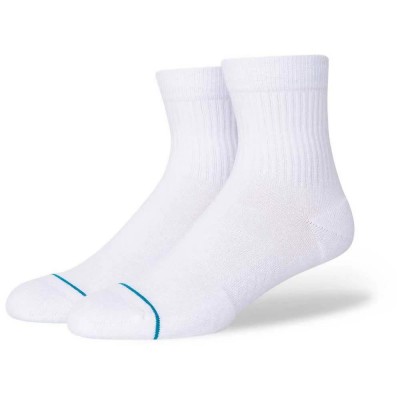 чорапи,мъжки,чорапи,stance,icon,quarter,short,socks,white,(white)