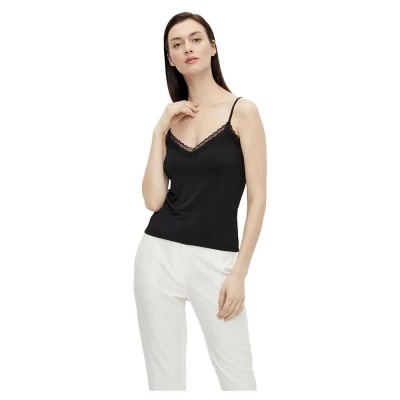 тениска,дамски,тениски,pieces,kate,lace,sleeveless,t,shirt,black,(black)