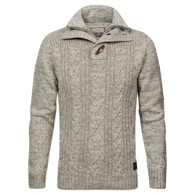 блуза,мъжки,пуловери,petrol,industries,roll,neck,half,zip,sweater,white