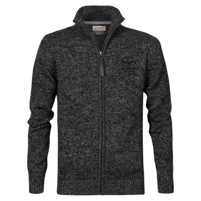 блуза,мъжки,пуловери,petrol,industries,full,zip,sweater,black