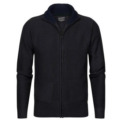 блуза,мъжки,пуловери,petrol,industries,full,zip,sweater,grey,(raven,grey)