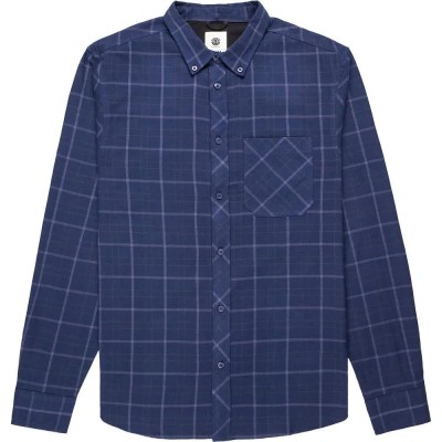 риза,с,дълъг,ръкав,мъжки,ризи,element,lumber,long,sleeve,shirt,blue,(eclipse,navy)
