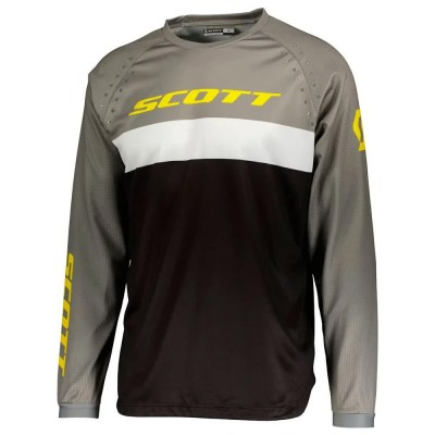 блуза,с,дълъг,ръкав,мъжки,тениски,дамски,тениски,scott,350,swap,evo,long,sleeve,jersey,black,grey,(black,grey)