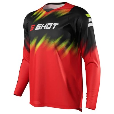 блуза,с,дълъг,ръкав,мъжки,тениски,дамски,тениски,shot,devo,versus,long,sleeve,jersey,red,(red)