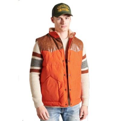 мъжки,потник,мъжки,потници,superdry,mountain,leather,mix,vest,orange