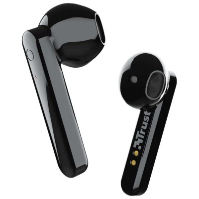 слушалки,слушалки,trust,primo,touch,bluetooth,wireless,earphones,black