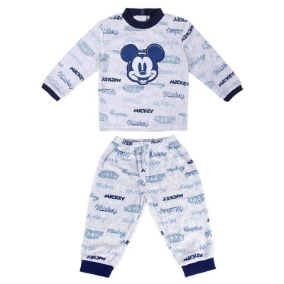пижама,детски,пижами,disney,mickey,long,sleeve,pyjama,grey,(gray)