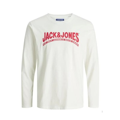 тениска,мъжки,тениски,jack,&,jones,long,sleeve,t,shirt,white,(white)
